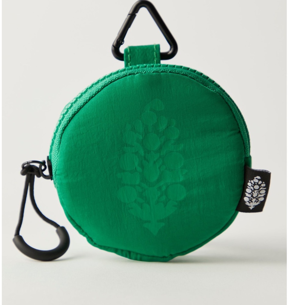 Free People Essentials Only Pouch in “Kelly Green”